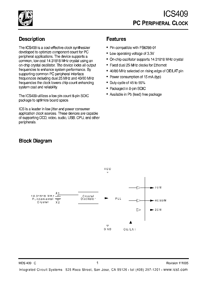 ICS409_779225.PDF Datasheet