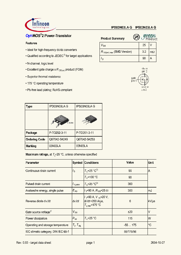 IPD03N03LA_657121.PDF Datasheet