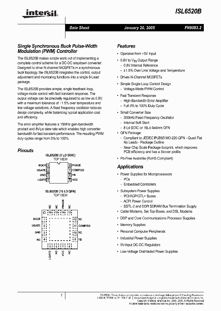 ISL6520BCB-T_841037.PDF Datasheet