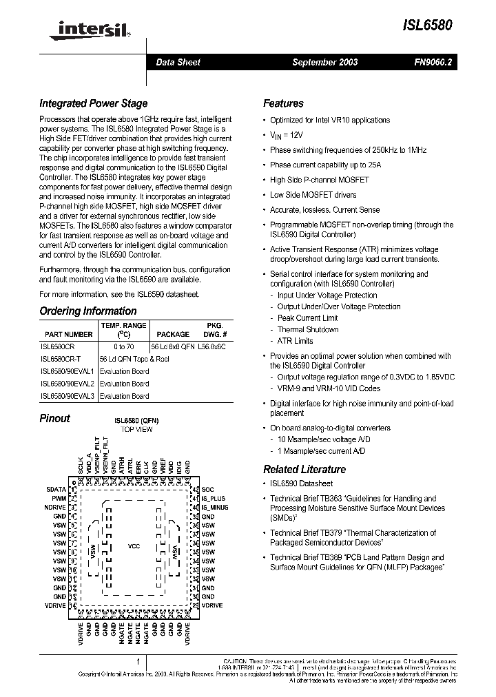 ISL6580CR_840278.PDF Datasheet