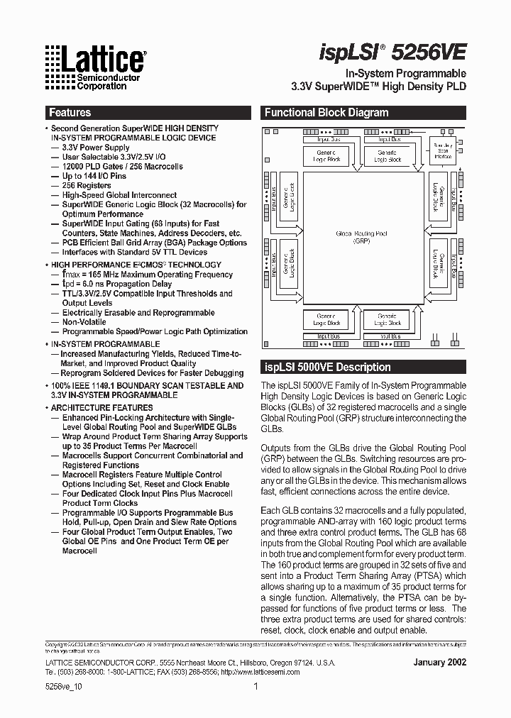 ISPLSI5256VE_610481.PDF Datasheet