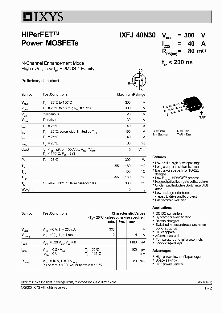 IXFJ40N30_659349.PDF Datasheet