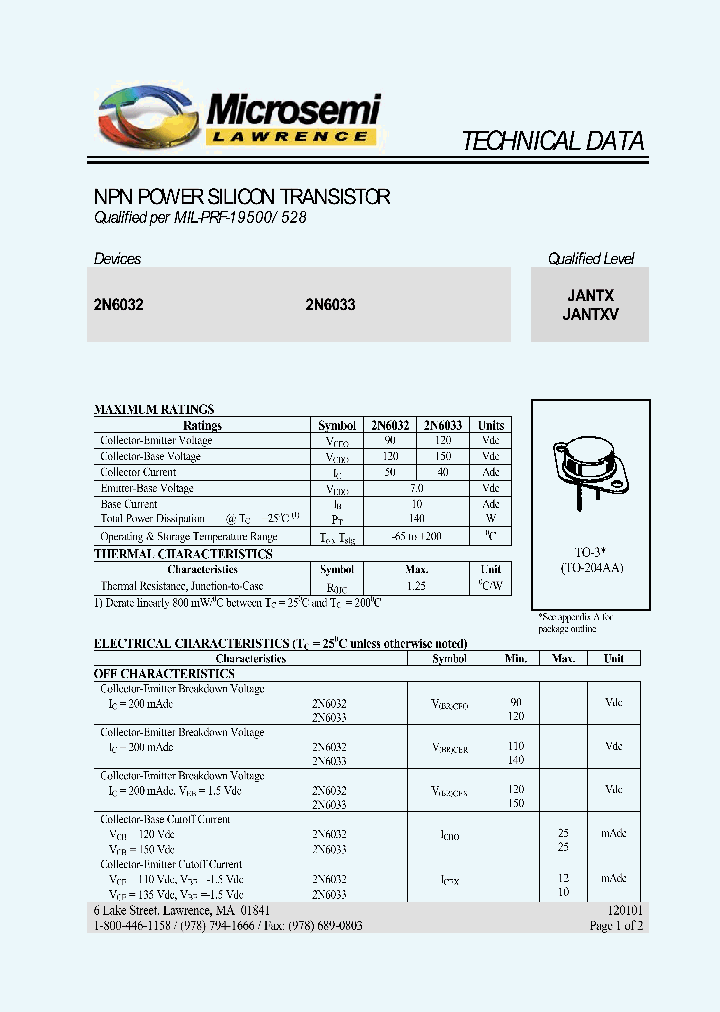 JAN2N6032_798396.PDF Datasheet