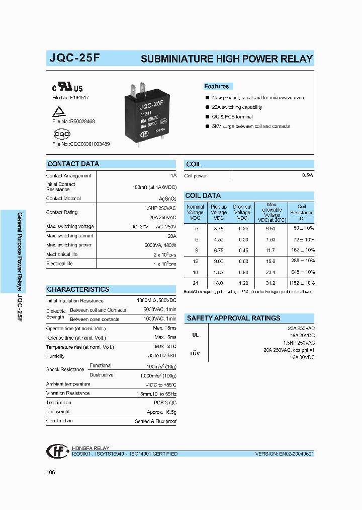 JQC-25F_605511.PDF Datasheet