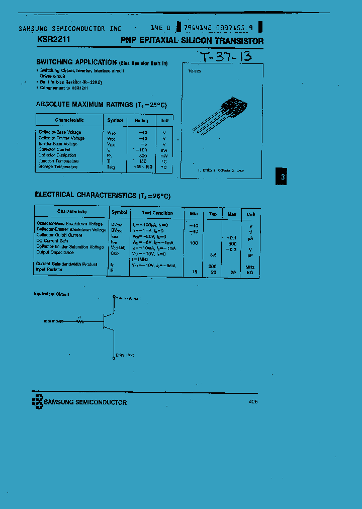 KSR2211_693752.PDF Datasheet