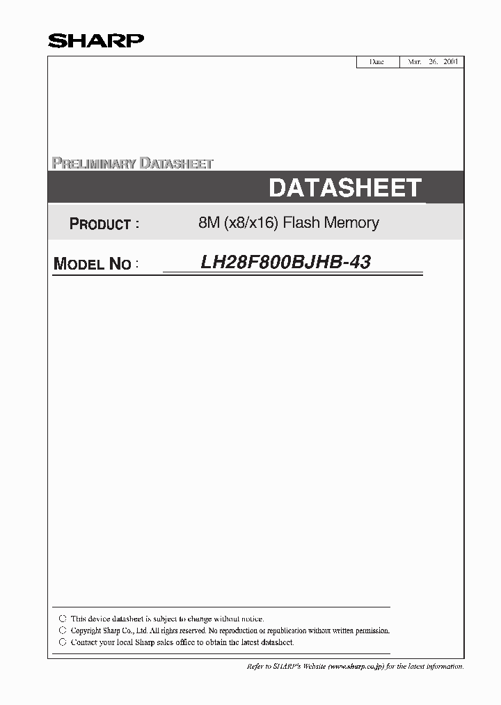 LH28F800BJHB-43_934430.PDF Datasheet