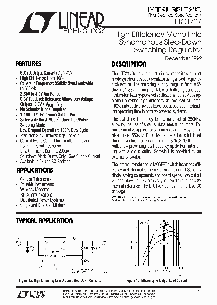 LTC1707_720684.PDF Datasheet