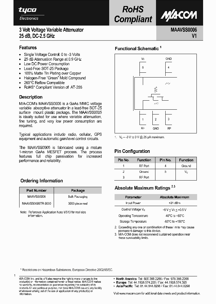 MAAVSS0006_863525.PDF Datasheet