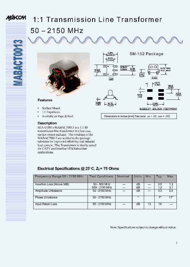 MABACT0013_614373.PDF Datasheet