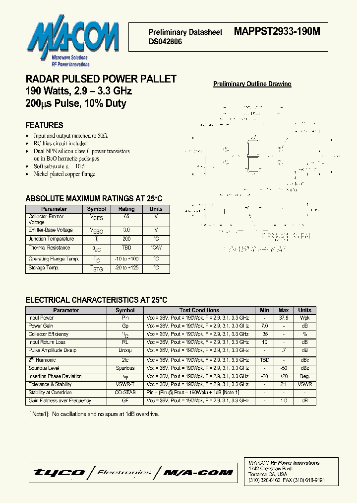 MAPPST2933-190M_813334.PDF Datasheet