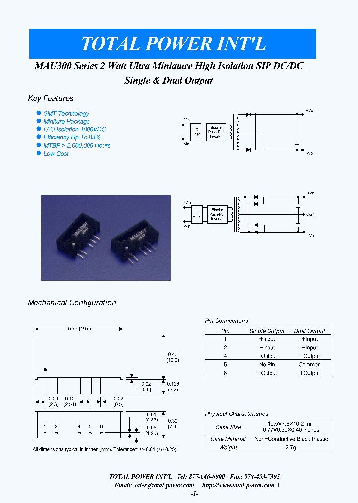 MAU300_951390.PDF Datasheet