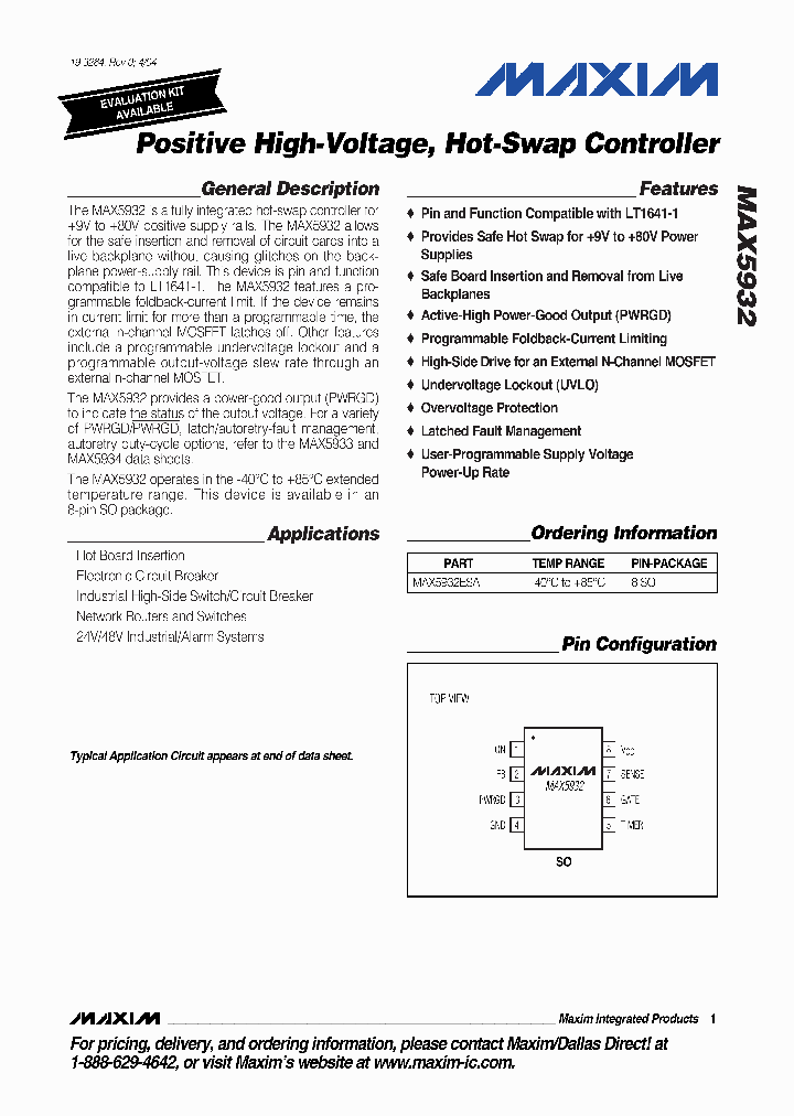 MAX5932_665516.PDF Datasheet