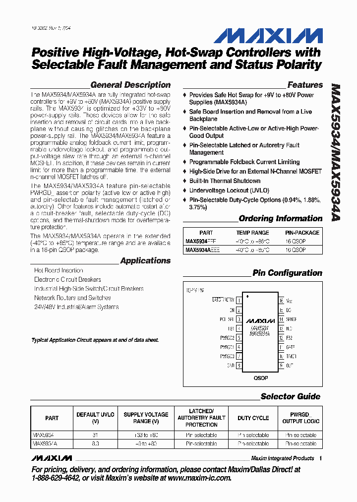 MAX5934_665530.PDF Datasheet