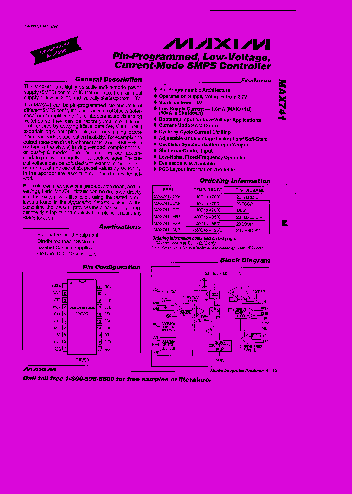 MAX741UCD_714187.PDF Datasheet
