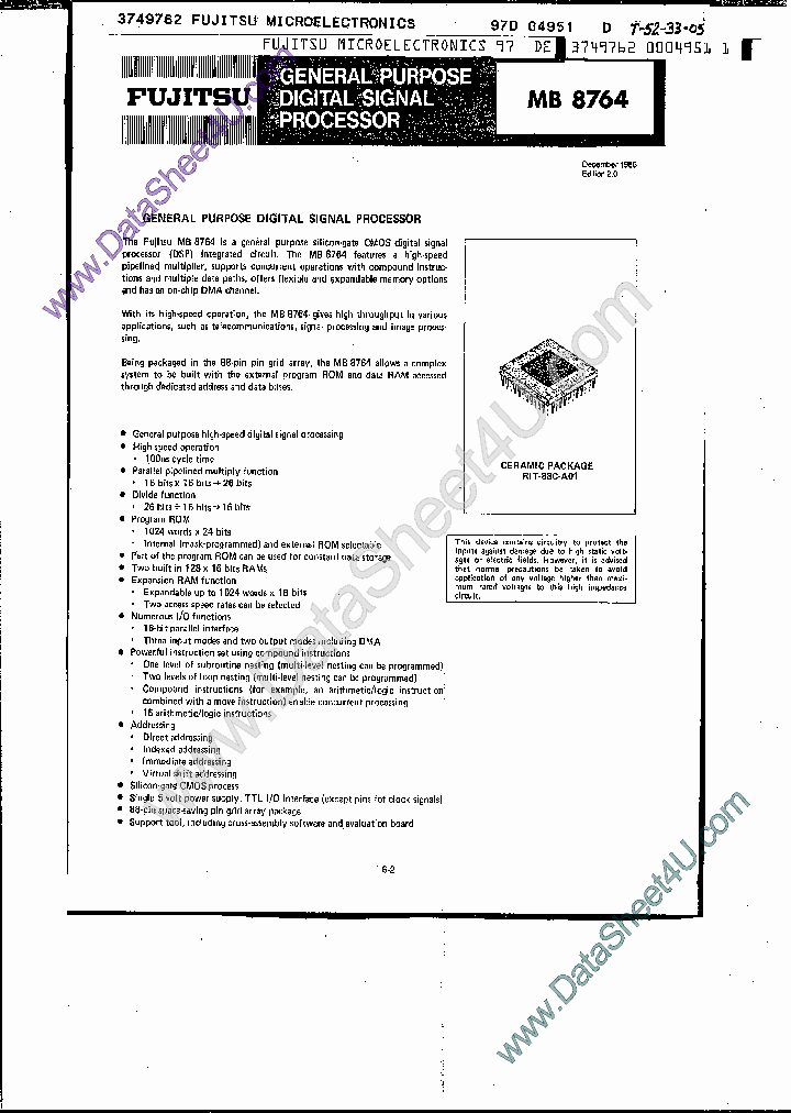 MB8764_959329.PDF Datasheet