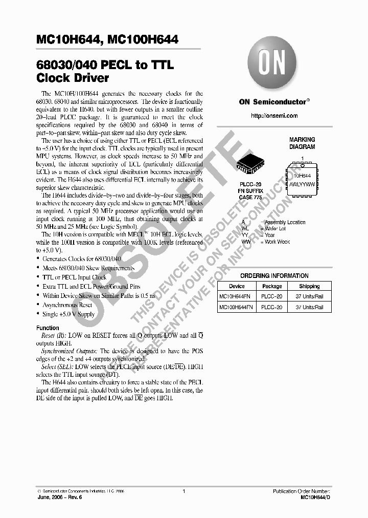 MC10H64406_744290.PDF Datasheet