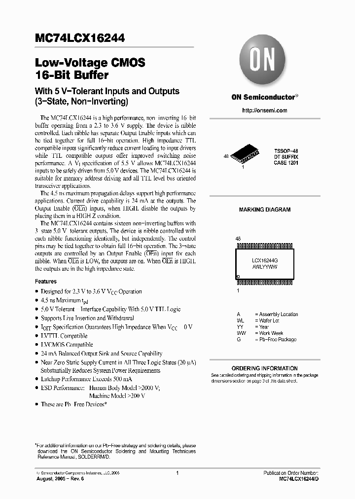 MC74LCX16244_748434.PDF Datasheet