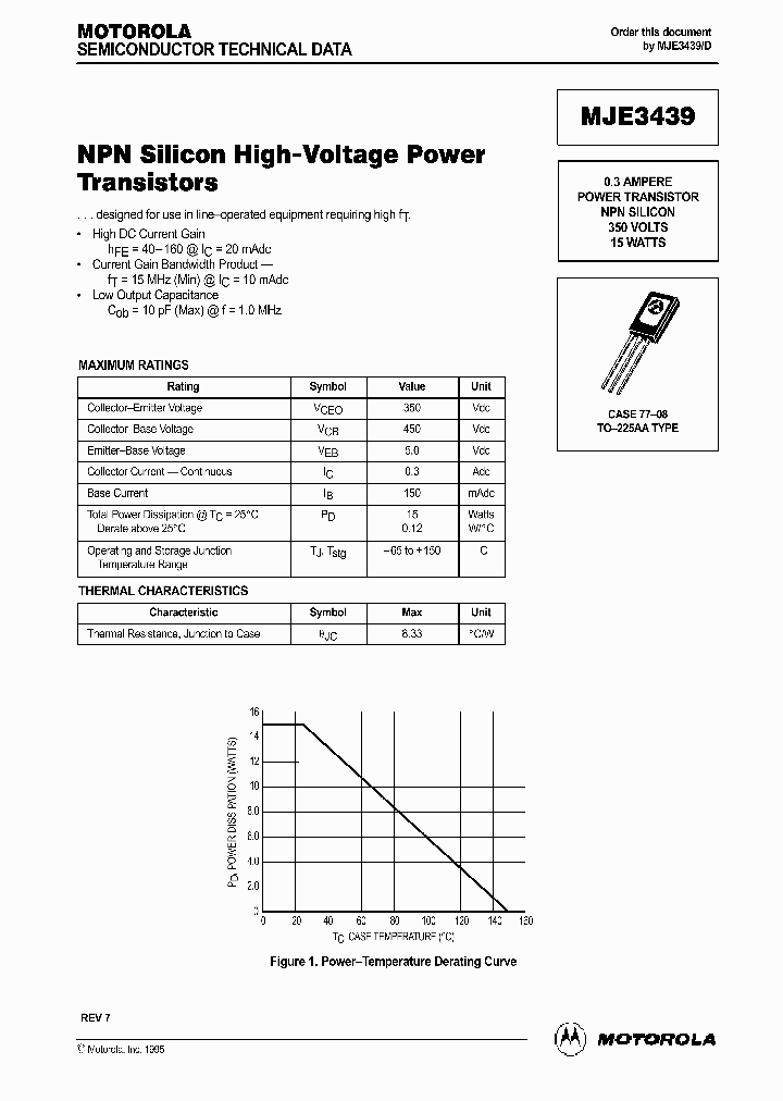 MJE3439_1012629.PDF Datasheet