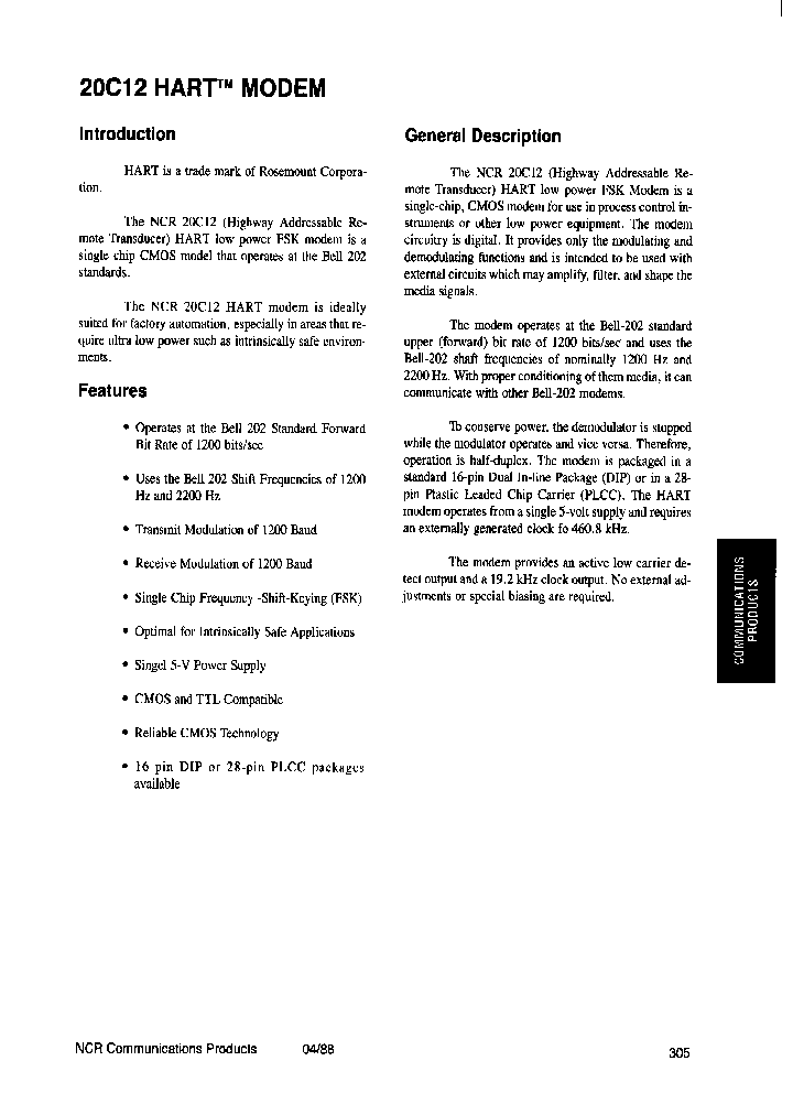 NCR20C12_957899.PDF Datasheet