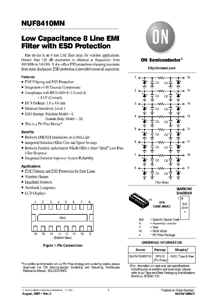 NUF8410MN_708607.PDF Datasheet