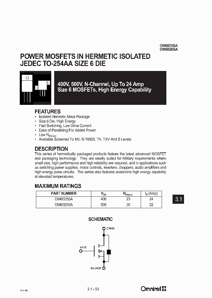 OM6026SA_960570.PDF Datasheet