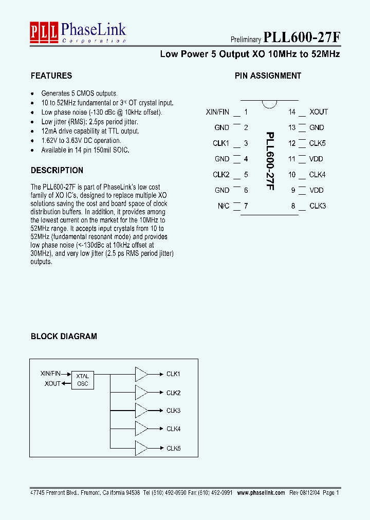 PLL600-27F_959589.PDF Datasheet