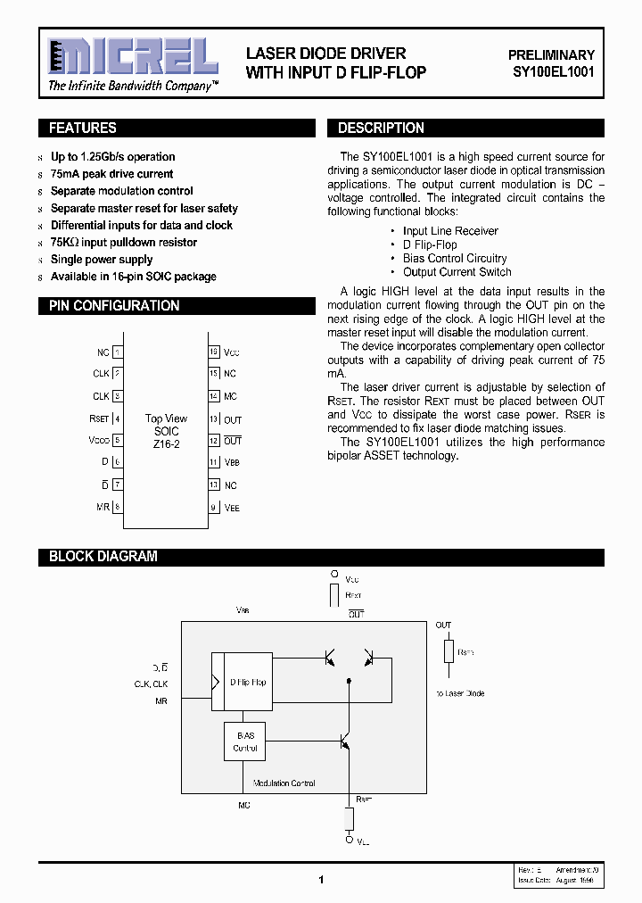 SY100EL1001_1018270.PDF Datasheet