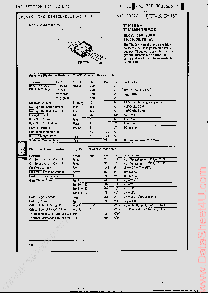 T1613NH_868297.PDF Datasheet