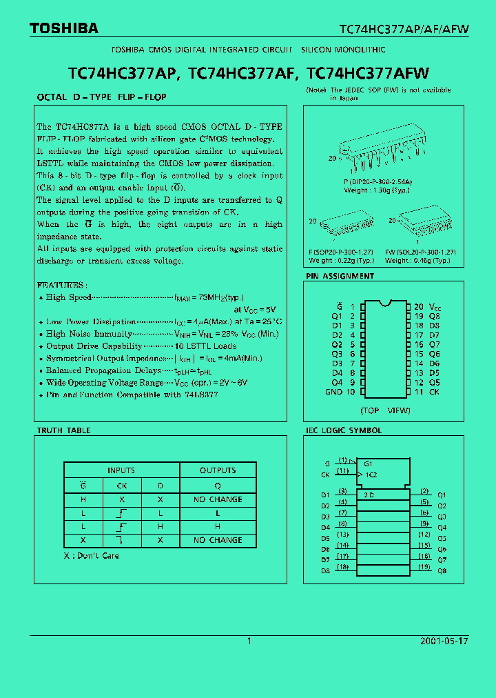 TC74HC377AF_885092.PDF Datasheet