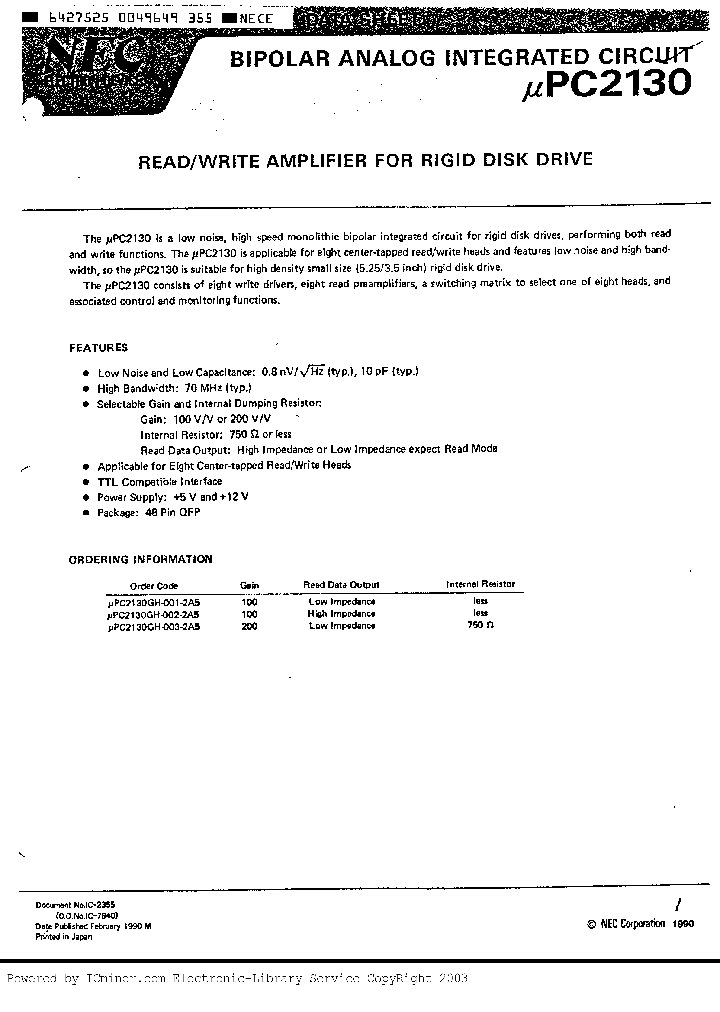 UPC2130GH-001-2A5_909240.PDF Datasheet