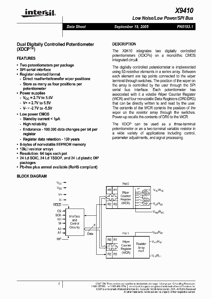 X9410YV24I-27_850027.PDF Datasheet