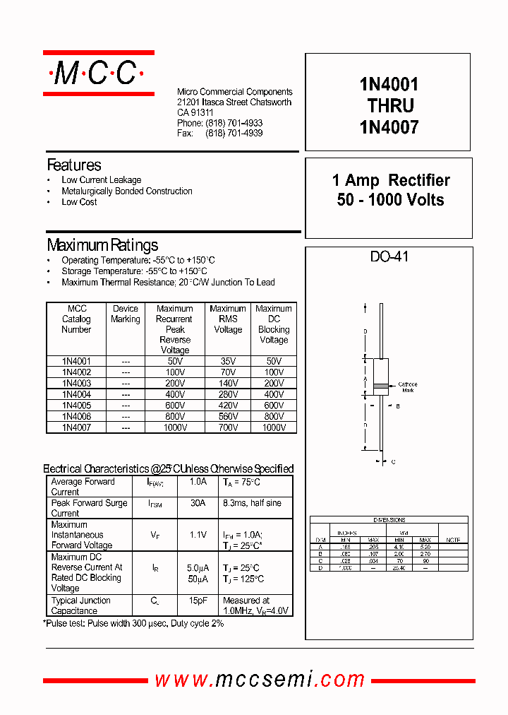 1N4001_1125994.PDF Datasheet