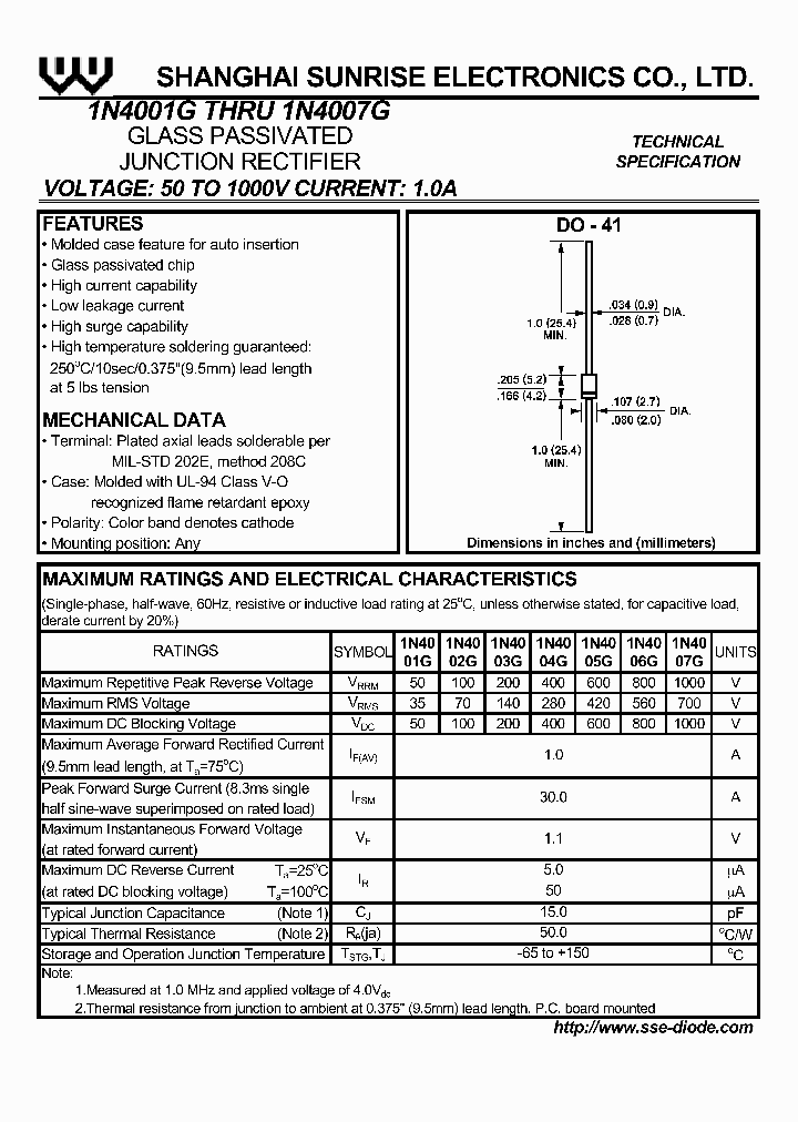 1N4007G_1191670.PDF Datasheet