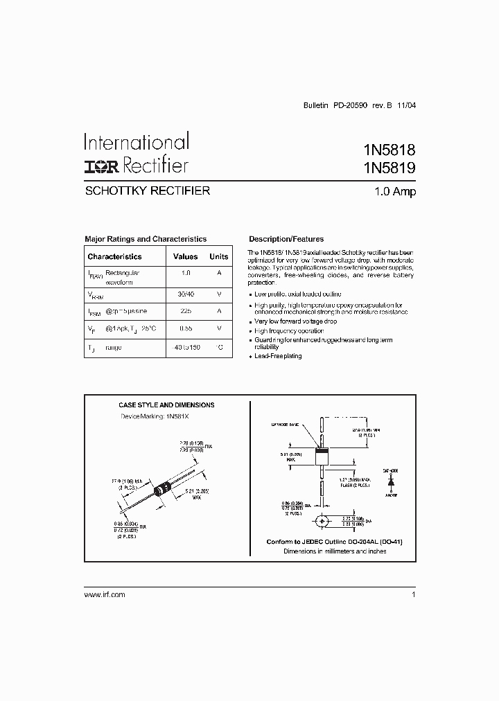 1N5819TR_1192185.PDF Datasheet