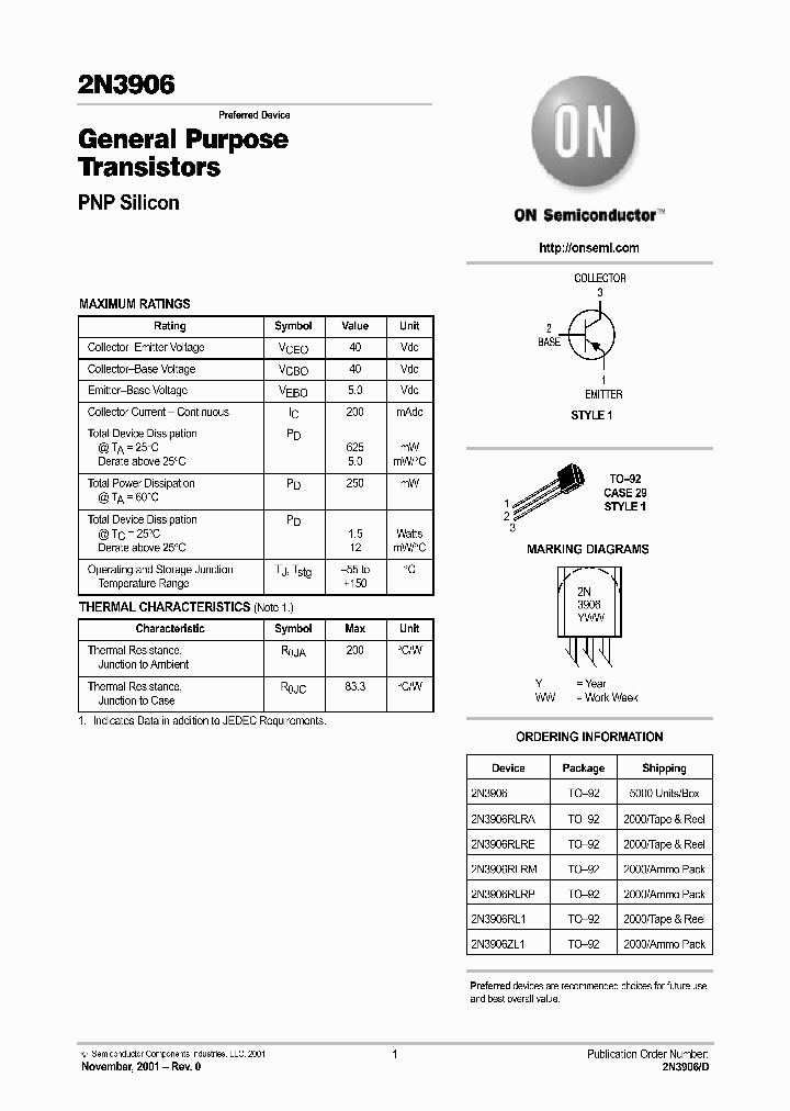 2N3906ZL1_1193846.PDF Datasheet