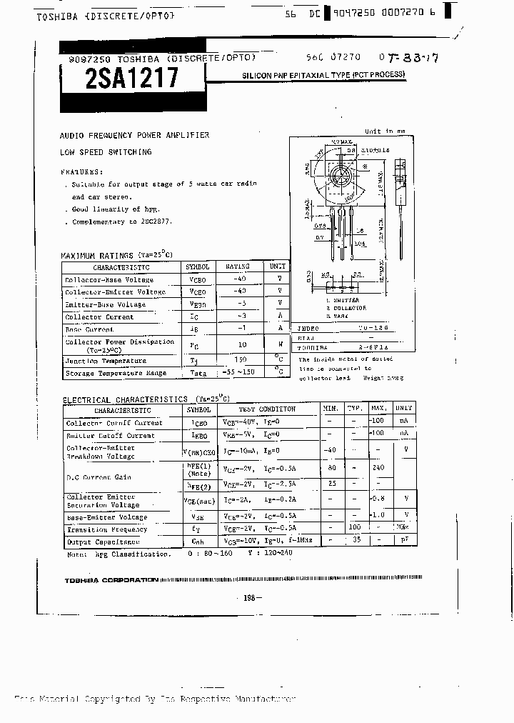 2SA1217_1043704.PDF Datasheet