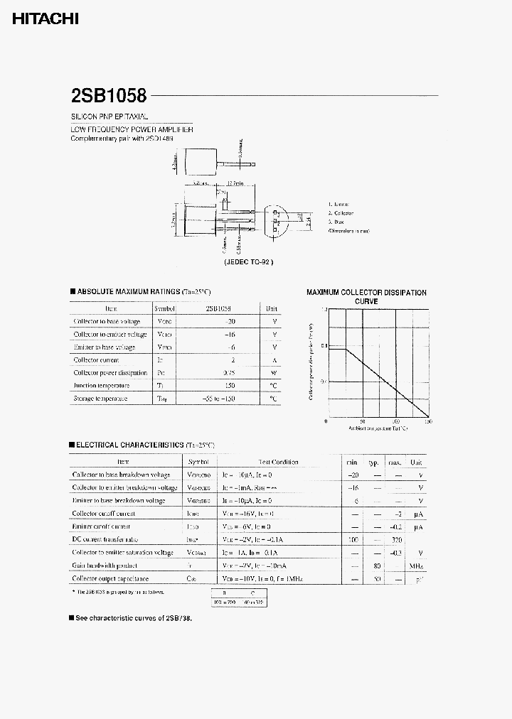 2SB1058_1147526.PDF Datasheet