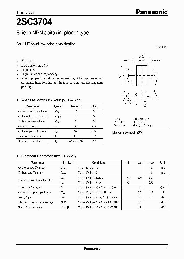 2SC3704_1163588.PDF Datasheet