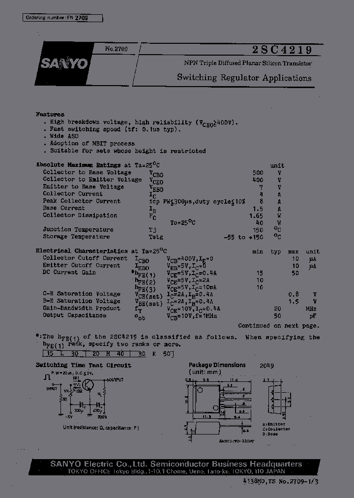 2SC4219_1024843.PDF Datasheet