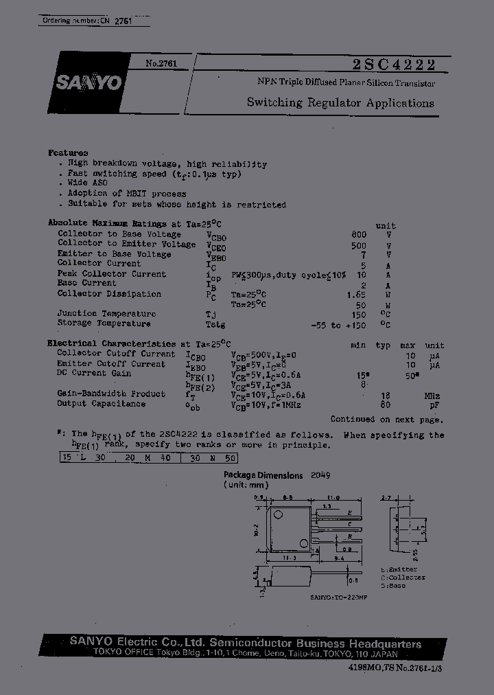 2SC4222_1195952.PDF Datasheet