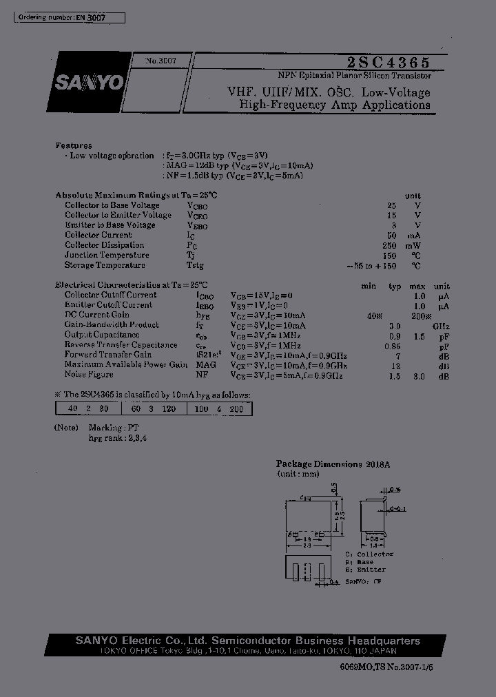 2SC4365_1132285.PDF Datasheet