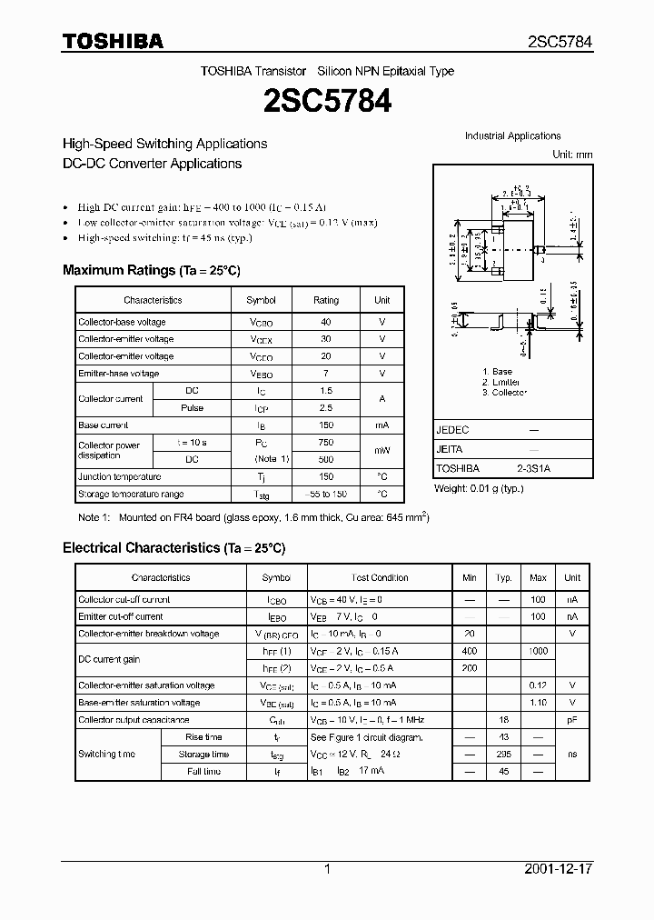 2SC5784_1196573.PDF Datasheet