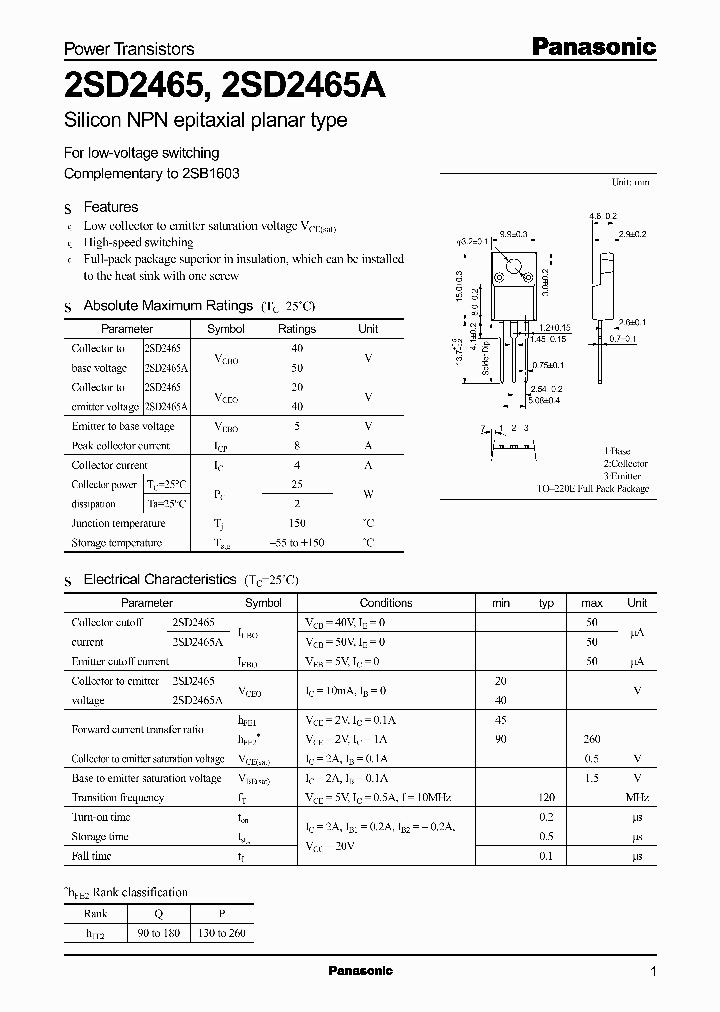 2SD2465_1197197.PDF Datasheet