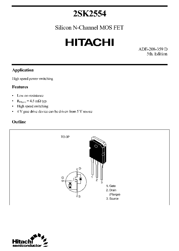 2SK2554_1125417.PDF Datasheet