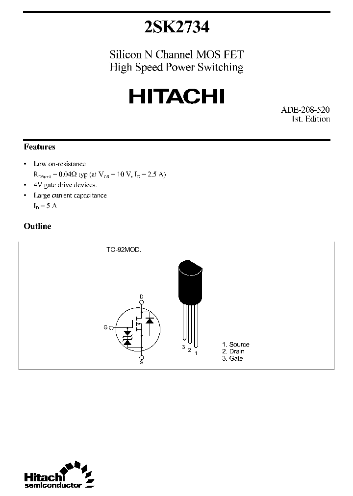 2SK2734_1198322.PDF Datasheet