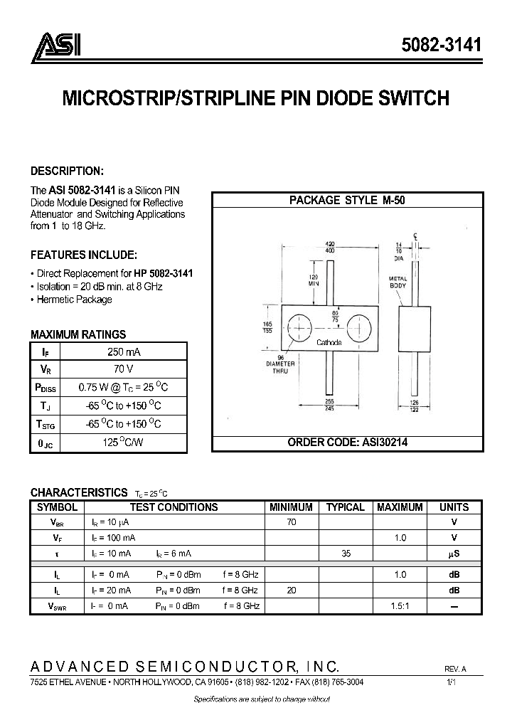 5082-3141_1167492.PDF Datasheet