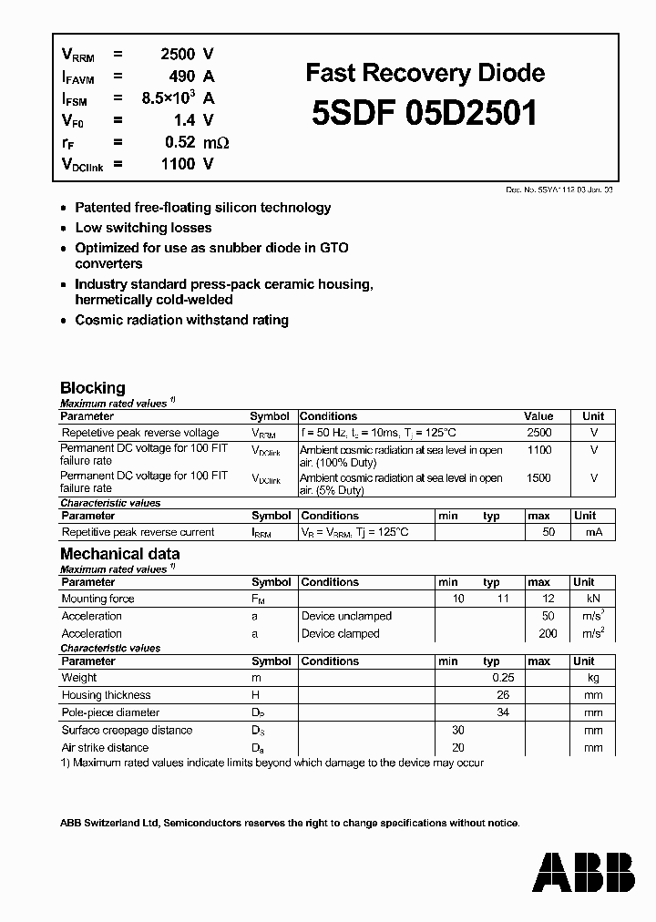 5SDF05D2501_1200785.PDF Datasheet