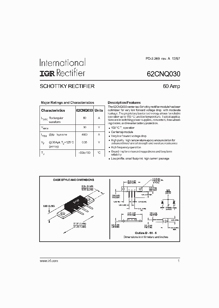 62CNQ030_1200914.PDF Datasheet