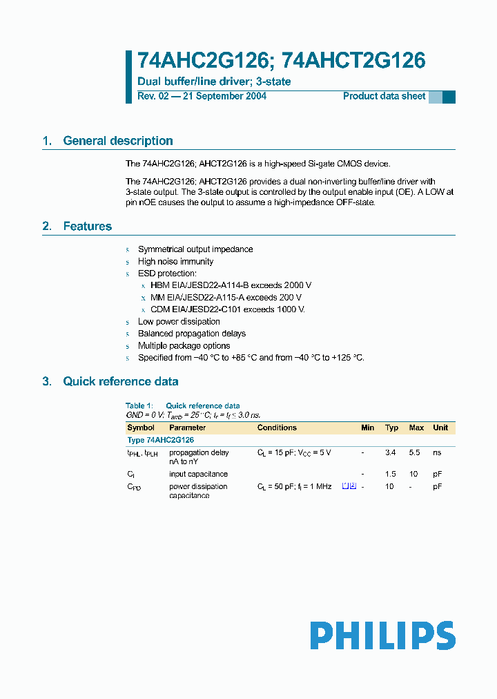 74AHCT2G126_1201784.PDF Datasheet