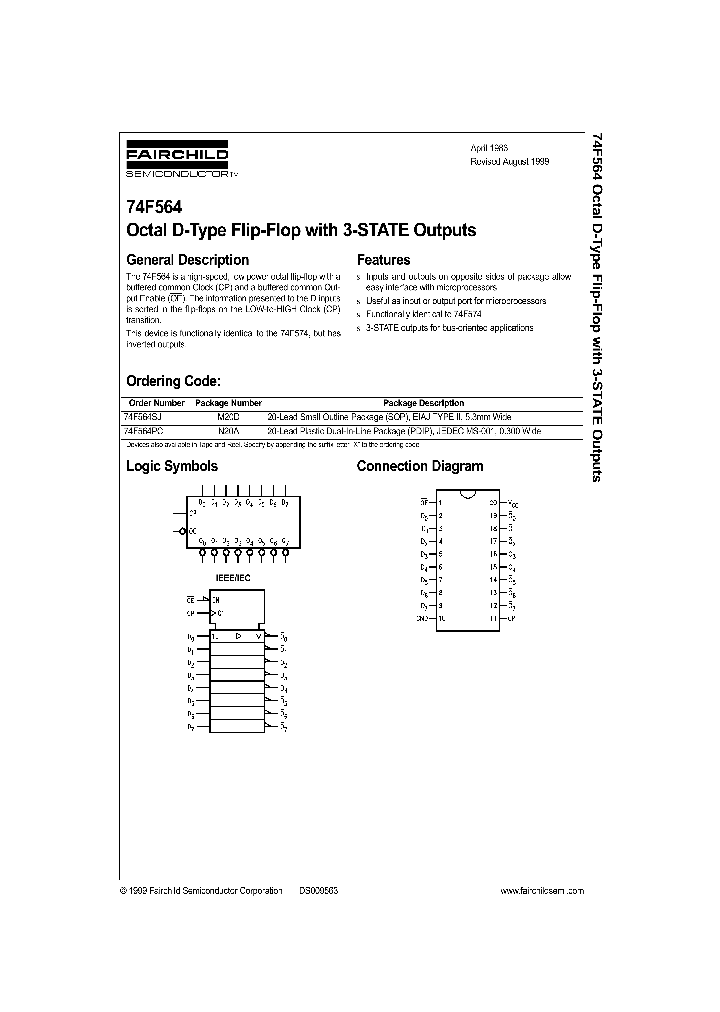 74F564PC_1107203.PDF Datasheet
